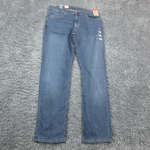 Levis 559 Jeans Mens 38x36 Blue Relaxed Straight Stretch Big & Tall 38x35* NWT - Picture 1 of 16